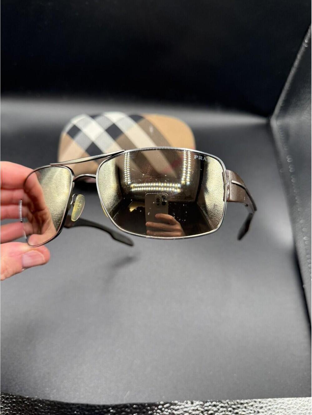 Prada Linea Rossa Brown w/Brown Lenses - Picture 4 of 10